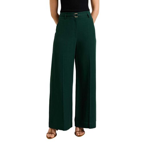 Veronika Maine European Lyocell Linen Flared Pant